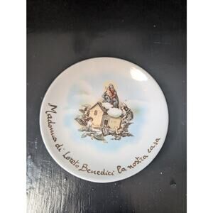 Italian Madonna guardian plate